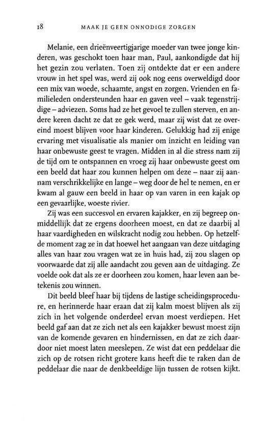 Pagina met tekst over mentale gezondheid en stress.