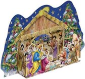 Kerststal opzet met adventskalender (geen chocolade)