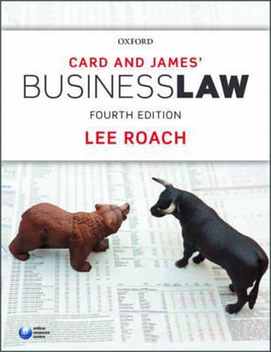 Card & James' Business Law - cover