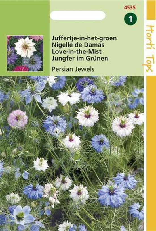 Hortitops Zaden - Nigella Damascena Persian Jewels Gem.