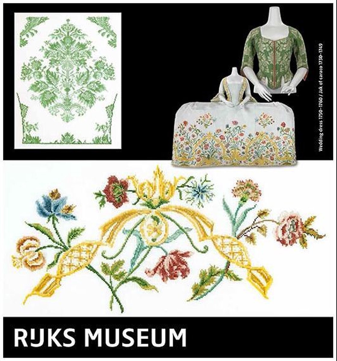 Afbeelding van product Thea Gouverneur Borduurpakket 780 Rijksmuseum Catwalk - Aida stof 100% katoen