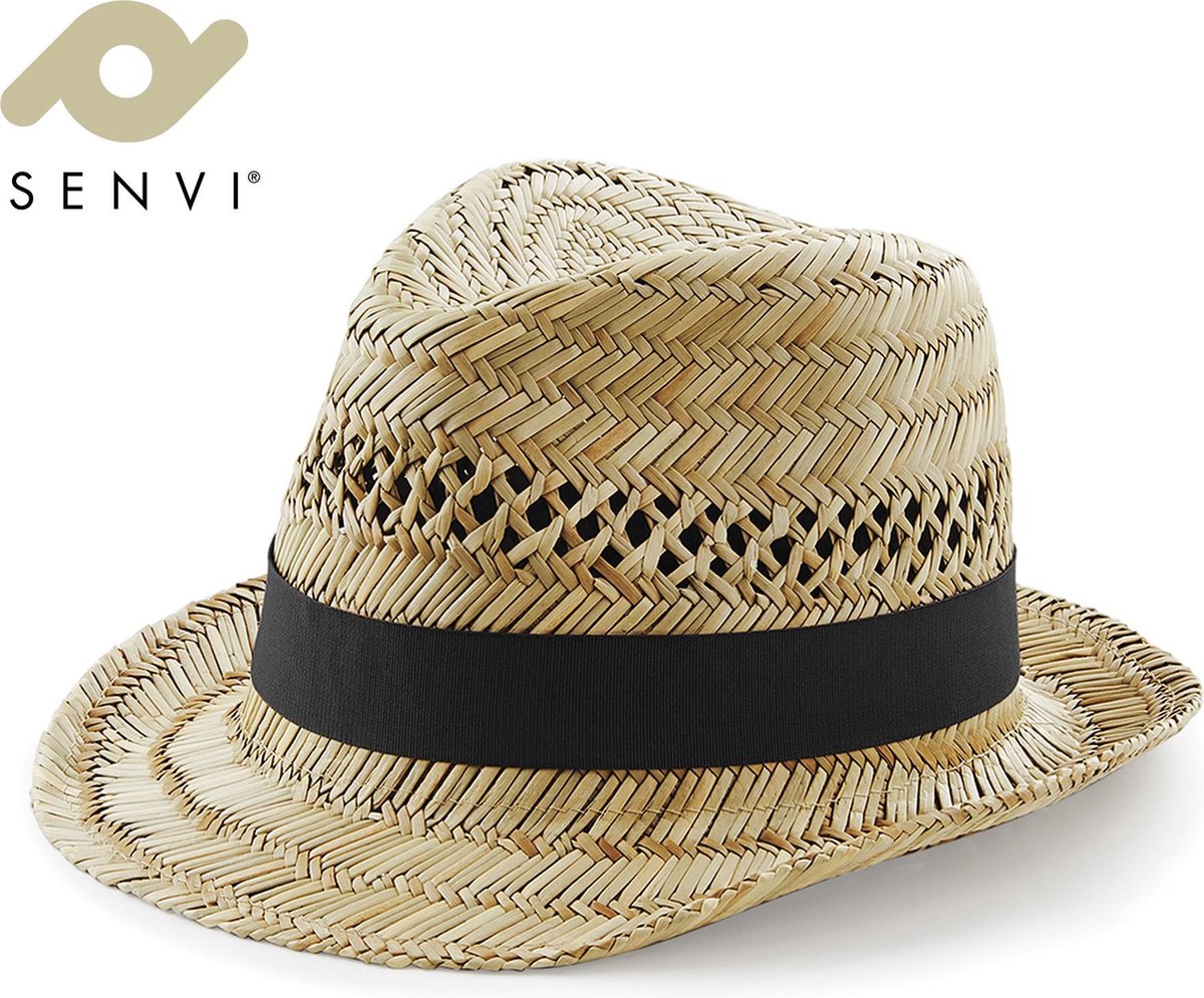Senvi - Handgemaakte Zomer Hoed - Maat S/M - Kleur Natural