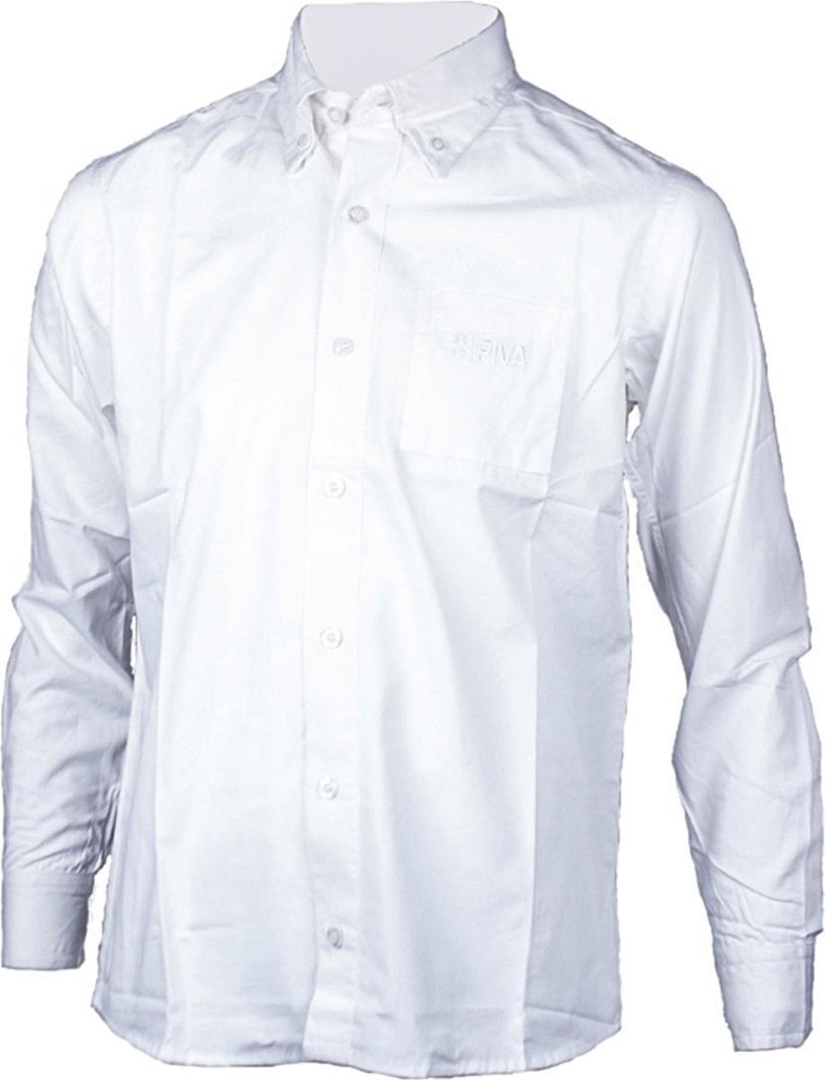 Piva schooluniform hemd lange mouwen jongens - wit - maat XL/42