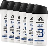 Adidas - Douchegel - 3in1 - Hydra Sport - 6 x 250 ml