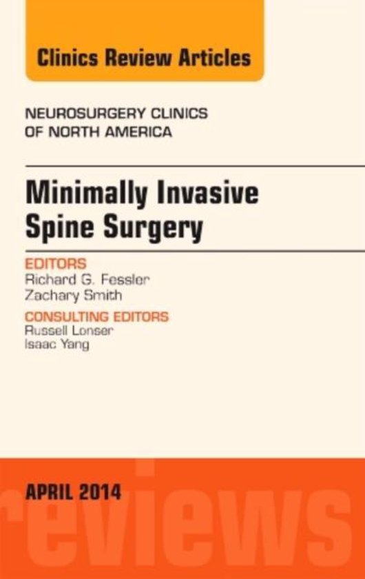 Minimally Invasive Spine Surgery, An Issue Of Neurosurgery C - cover