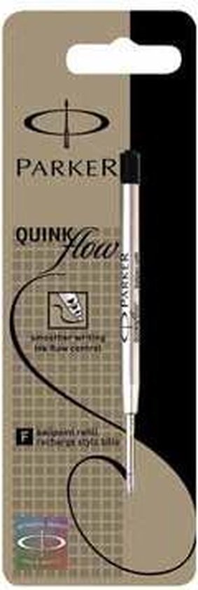 Recharge stylo Parker Quinkflow Fine Black Blister