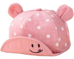 Pet | Stippen | Oortjes | Smile | Roze | 1Maat | Baby | Babykamer | Kraamkado | Uitzetlijst baby | Heble |