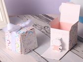 DW4Trading® Geschenkdoosjes babyshower set van 5 it's a girl
