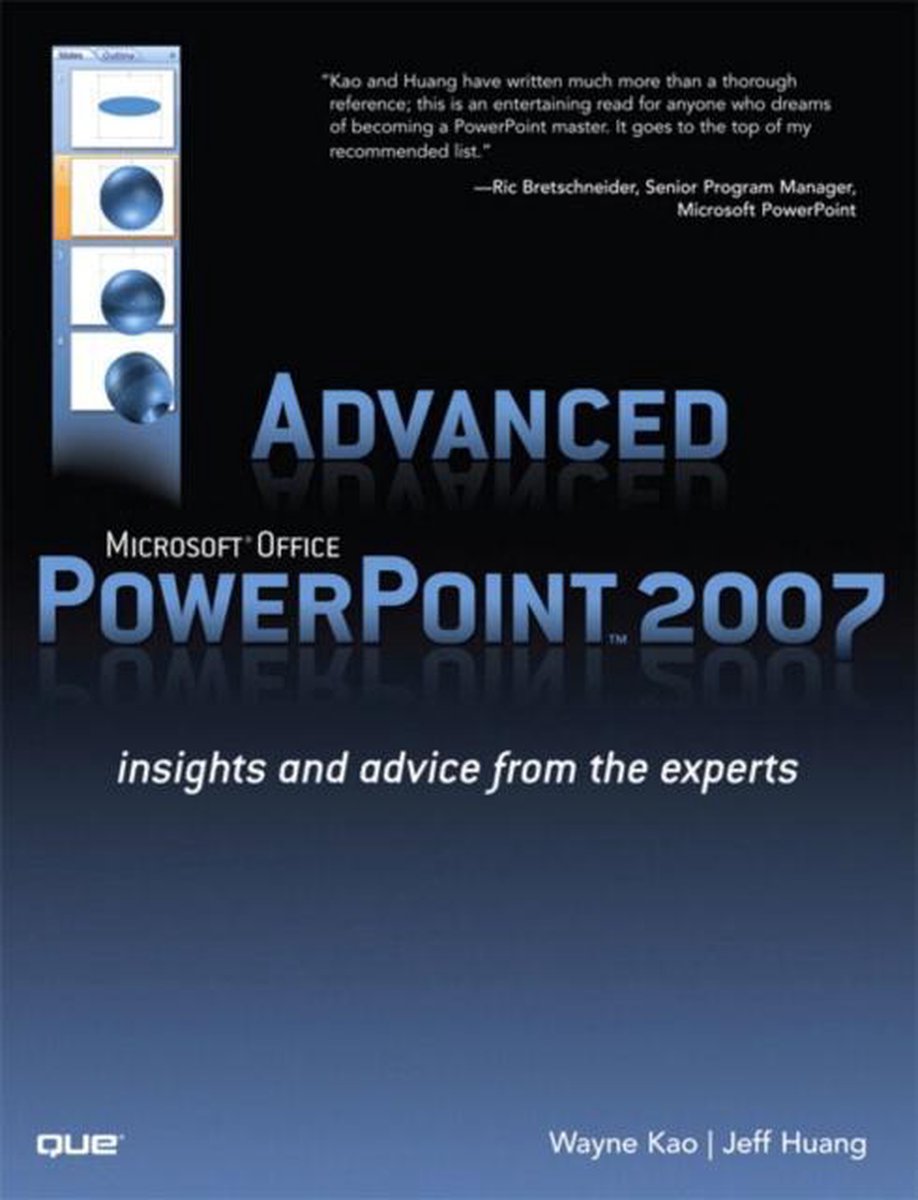 Bol Com Advanced Microsoft Office Powerpoint 07 Wayne Kao Boeken