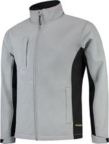 Tricorp Soft Shell Jack Bi-Color - Workwear - 402002 - Grijs / Zwart - maat XS