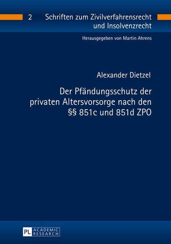 Schriften zum Zivilverfahrensrecht und Insolvenzrecht 2 - De ... - cover