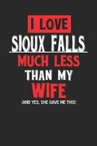 I Love Sioux Falls Much Less Than My Wife (and Yes, She Gave Me This)