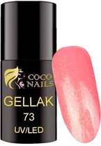 Coconails Gellak Licht Koraal Glitter 5 ml (nr. 73)