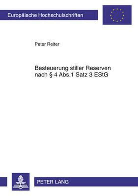 Besteuerung stiller Reserven nach § 4 Abs.1 Satz 3 EStG - cover