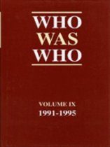 Who Was Who 1991-1995