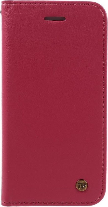 Roar - Geschikt voor - iPhone 7/8 Hoesje - Leather Case Only One Series Roze