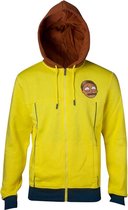 Rick And Morty - Morty Novelty cosplay unisex hoodie vest met capuchon geel/bruin - M