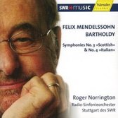 Radio-Sinfonieorchester Stuttgart des SWR, Roger Norringer - Bartholdy: Symphony Nos.3 & 4 (CD)