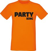 Oranje shirt Koningsdag | Party King | Maat S
