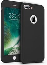 Zwart Full Body Case Cover 360 graden Bescherming Hoesje iPhone 7 Plus