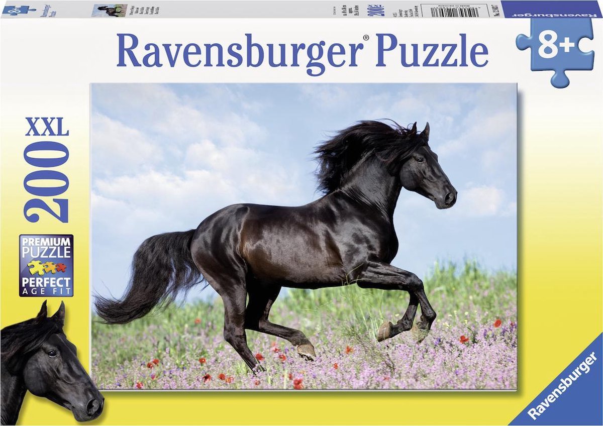 Zwarte Hengst Puzzel (200 XXL stukjes)
