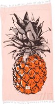Mycha Ibiza – strandlaken – strandhanddoek – kikoy – ananas – oranje – 100% katoen