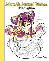 Adorable Animal Friends Coloring Book