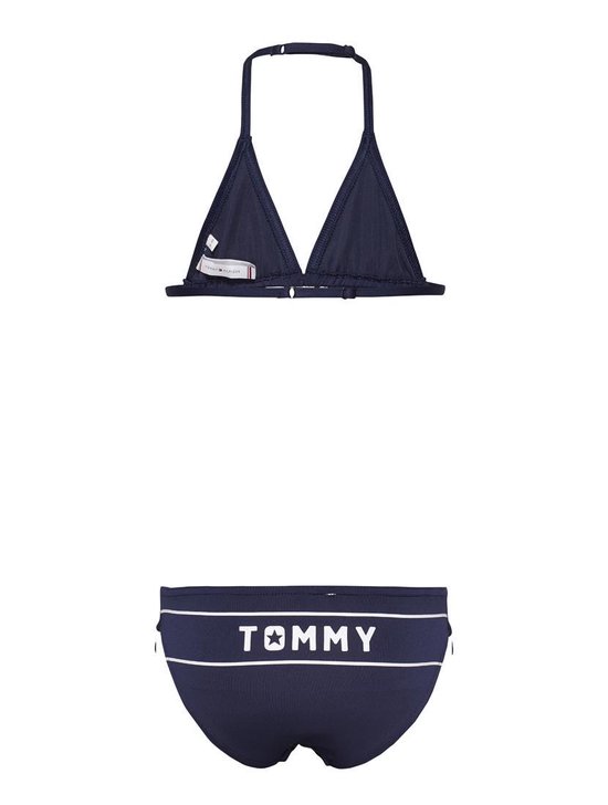 schetsen ritme Schrikken Tommy Hilfiger - Meisjes - Bikini Navy - Blauw - 140/152 | bol.com