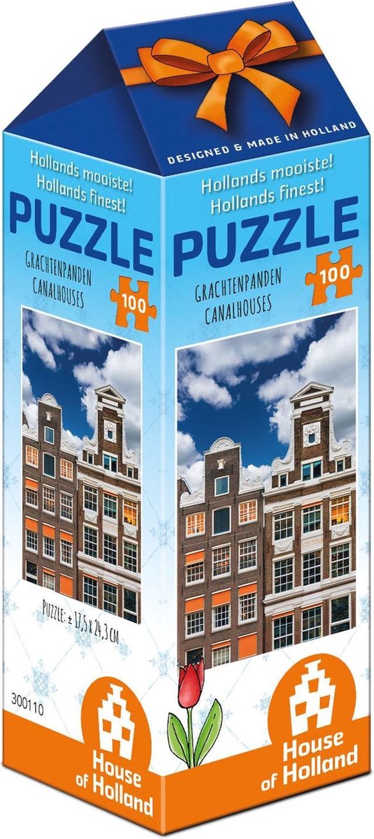spuiten Verzamelen Metropolitan House of Holland puzzel C 100 stukjes, Grachtenpanden | bol.com