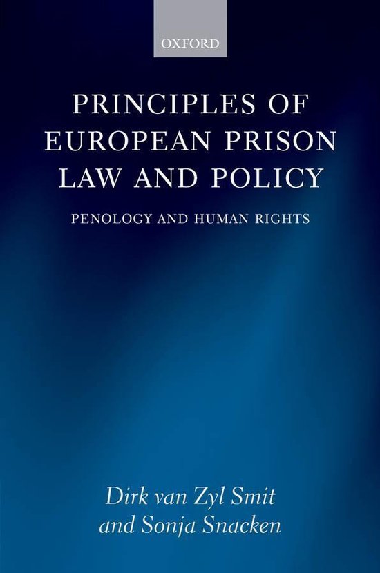 Principles of European Prison Law and Policy - cover