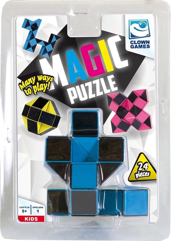 Afbeelding van het spel Clown Magic Puzzle 3d 24 Dlg Blauw