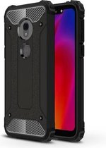 Motorola Moto G7 Play silicone TPU hybride zwart hoesje case