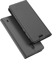Luxe zwart agenda wallet hoesje Nokia 2