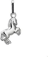 Hanger Paard Zilver Wit