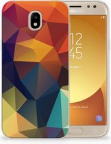 Geschikt voor Samsung Galaxy J5 2017 TPU Hoesje Design Polygon Color