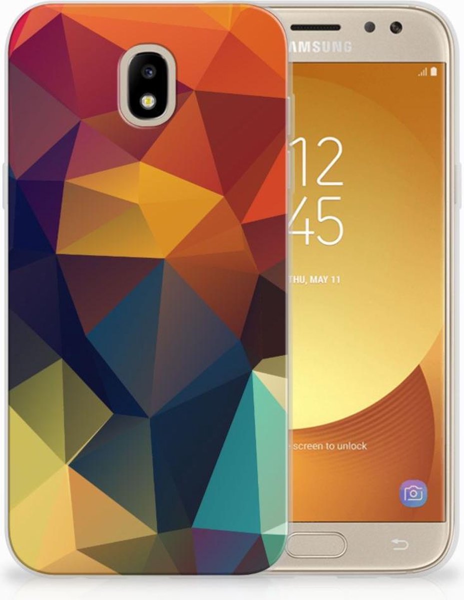 Samsung Galaxy J5 2017 TPU Hoesje Polygon Color