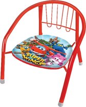 Super Wings Metalen Stoel 36 X 35 X 36 Cm Rood/multicolor