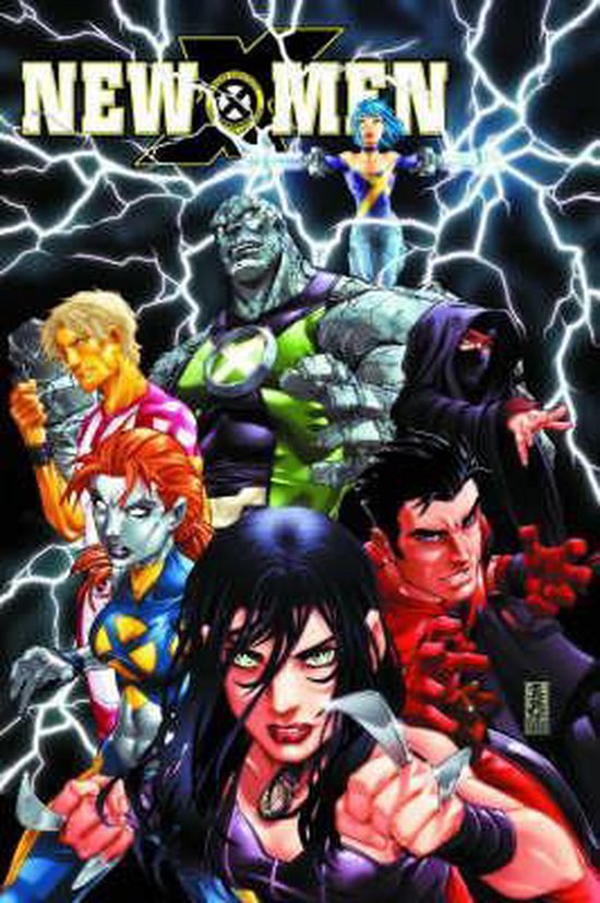 Nieuwe X-Men comic cover met een groep superhelden, waaronder een vrouw met klauwen op de voorgrond.