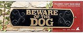 Beware of the Dog - Gietijzer Langwerpig