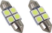 2x Buislamp 31mm 4SMD coolwit