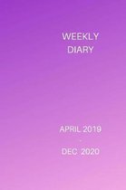 Weekly Diary 2019-2020