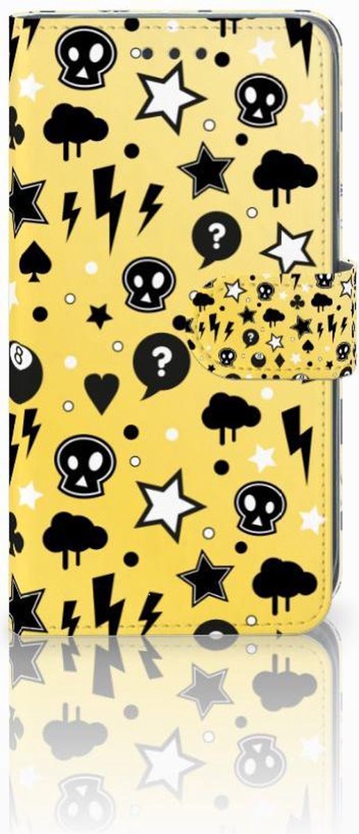 Telefoonhoesje met Naam Apple iPhone Xr Punk Geel