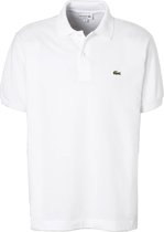 Lacoste Heren Poloshirt - White - Maat M