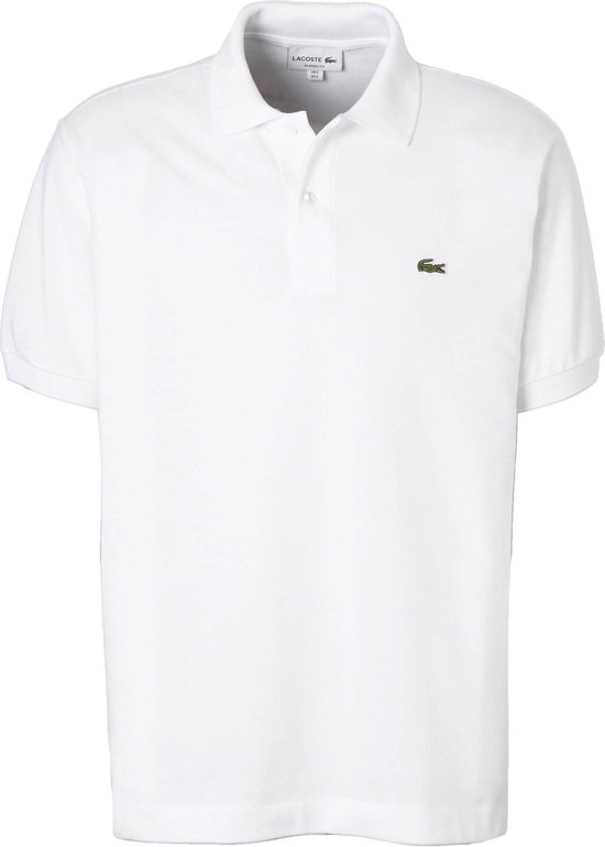 Lacoste Heren Poloshirt - White - Maat M | bol.com