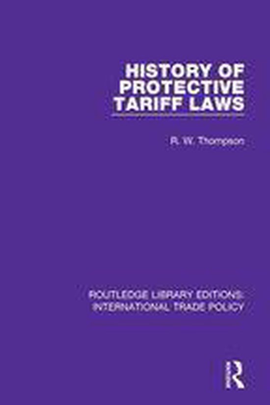 Routledge Library Editions: International Trade Policy - His ... - cover