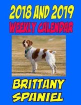2018 and 2019 Weekly Calendar Brittany Spaniel