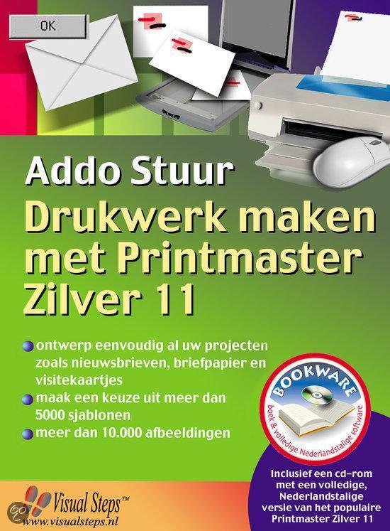 Cover van het boek 'Drukwerk maken met Printmaster Zilver'