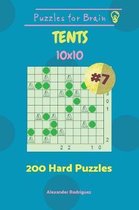 Puzzles for Brain Tents - 200 Hard Puzzles 10x10 Vol. 7