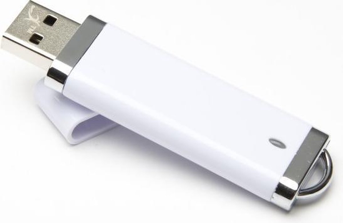 Sneed 8GB USB Stick - Mat Wit - Aluminium - High Speed - Sneed