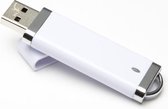 Sneed 8GB USB Stick - Mat Wit - Aluminium - High Speed